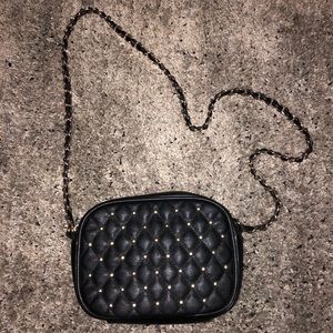 Black studded forever 21 purse NWOT
